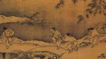 南宋著名画家刘松年简介：人物画方面自有一番气度精神
