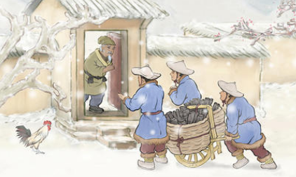 关于雪中送炭出自哪个典故？该典故蕴含了什么哲学道理？