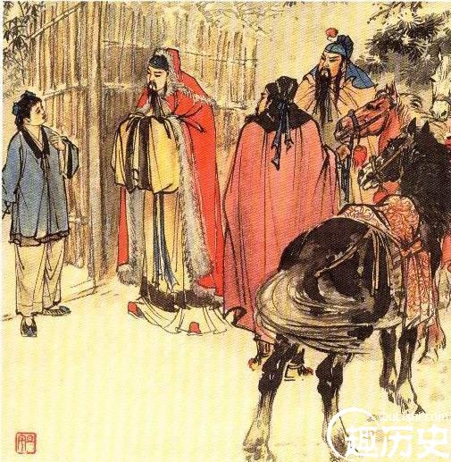 三顾茅庐的故事