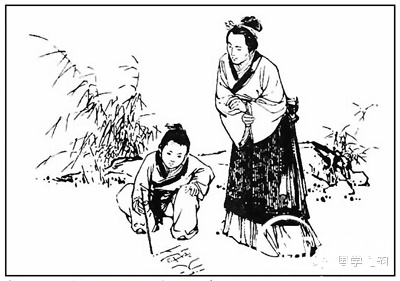 画荻教子的主人公是谁?画荻教子的故事简介